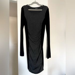 Express Ruched Sweater Dress